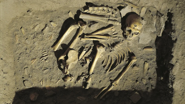 A stunning reconstruction of a Neanderthal man’s burial site, unearthed in La Chapelle-aux-Saints, France, brings history to life.