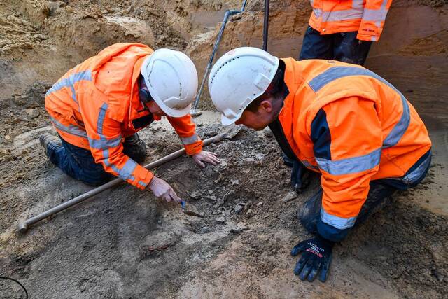 A team of experts meticulously excavates an ancient Roman tomb, revealing long-buried treasures.