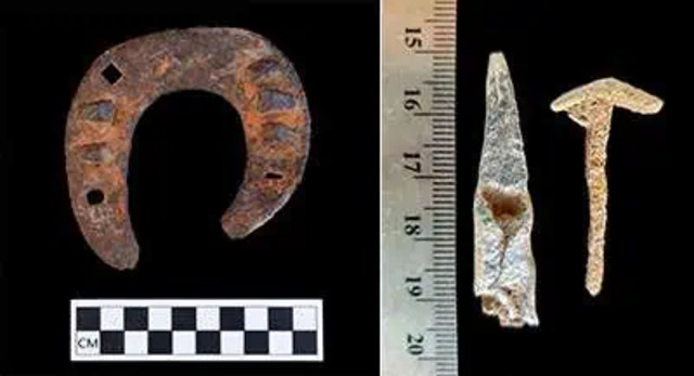 Additional artifacts were unearthed at the same site where the historic cannon was discovered, shedding more light on the past.