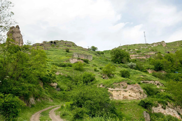 Among the churches discovered in Khndzoresk, this one stands out as the highest, perched majestically above the others.