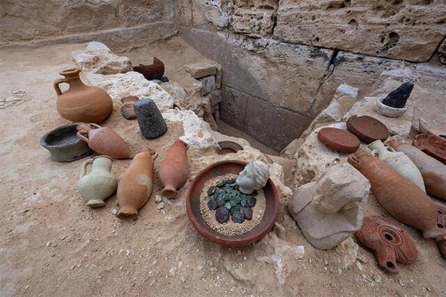 Among the latest findings at the Taposiris Magna temple complex, located west of Alexandria, are artifacts that shed new light on its historical significance.