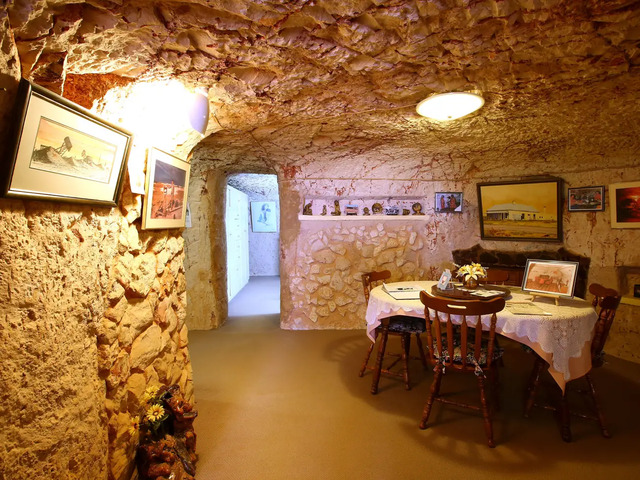 An underground home in Coober Pedy offers refuge from the harsh desert climate.