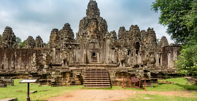 Angkor Thom, meaning “Great City,” emerged as the crowning jewel of the Khmer Empire during its peak under King Jayavarman VII