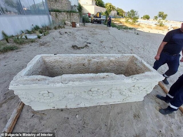 Archaeologists speculate the sarcophagus originated elsewhere, as its unique design doesn’t align with typical Roman relics found in the region.