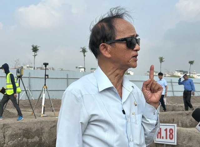 Assoc. Prof. Nguyen Lan Cuong, General Secretary of the Vietnam Archaeological Association, shares groundbreaking findings from the Vuon Chuoi site.