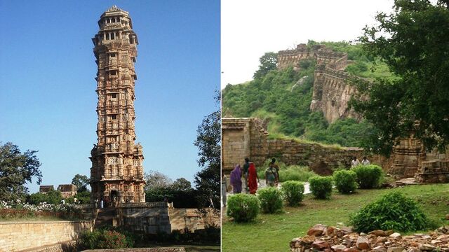 Built in the 5th century, Chittorgarh Fort became the capital of the Mewar Kingdom, a stronghold of the Sisodia Rajputs