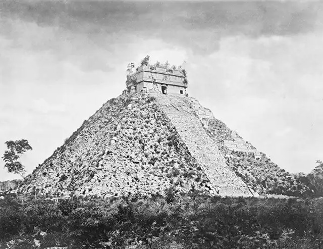 Chichén Itzá, a once-overgrown Maya city in Yucatán, Mexico, began to emerge from the jungle during 19th-century excavations.