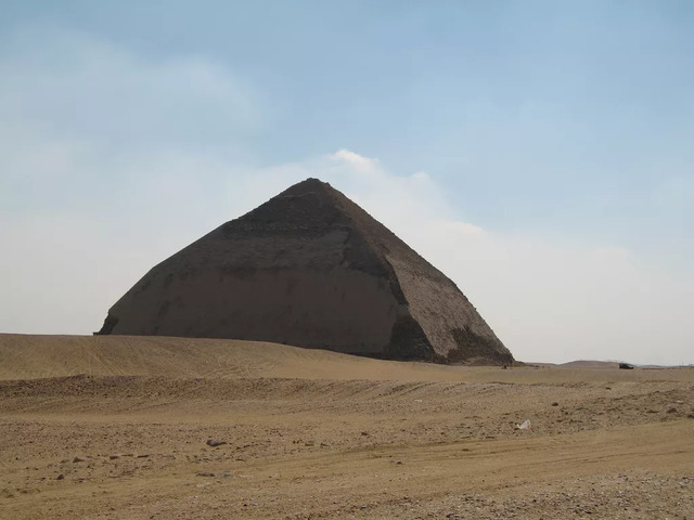 Constructed around 2600 BCE, the Bent Pyramid was commissioned by Pharaoh Snefru, the founder of the Fourth Dynasty.