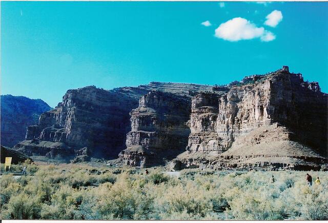 A scenic view of Daddy Canyon in Ninemile Canyon, captured in November 2007.