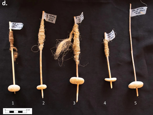 Experimental spindles and whorls alongside 3D scans of ancient pebbles and their intricate perforations unravel their purpose.