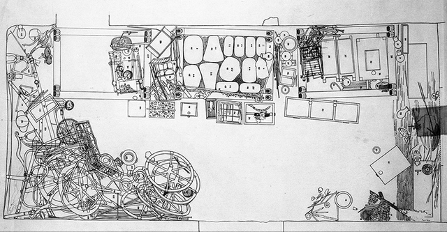 Howard Carter’s Detailed Drawing of Tutankhamun’s Tomb Illustrates the Complexity of the Discovery.