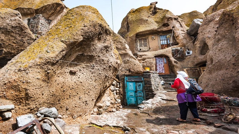 In front of a Kandovan home