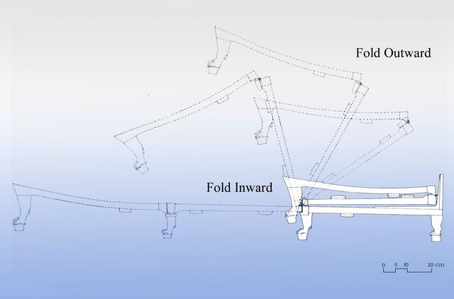 Ingeniously crafted, King Tut's folding bed collapsed into a Z shape, showcasing a sophisticated mechanism far ahead of its time.