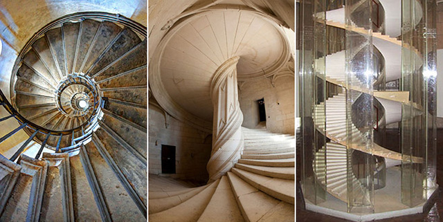 A glimpse of Leonardo da Vinci’s revolutionary double-helix "DNA Staircase" inside the majestic Château de Chambord.