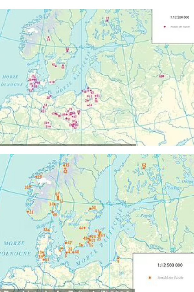 Among the 241 spoon-shaped objects discovered, those with rounded bowls were predominantly found in regions of modern-day Poland and Germany, while flat-headed ones were primarily unearthed in Scandinavian burial sites.