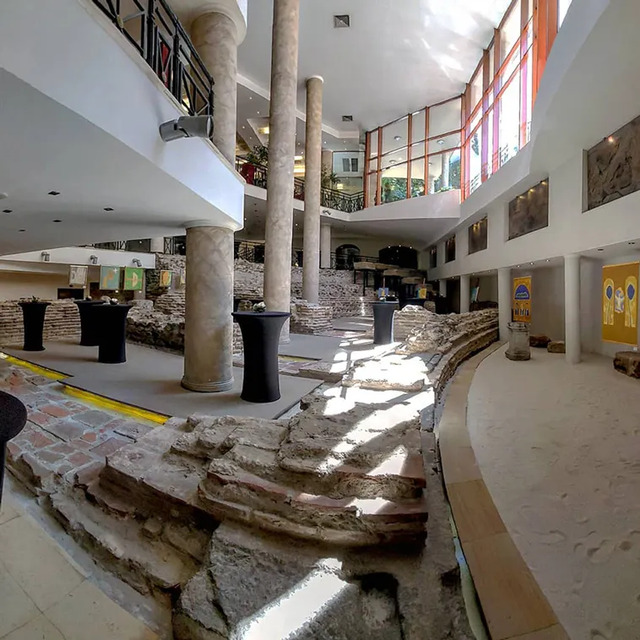 Hotel Over an Ancient Amphitheater in Sofia, Bulgaria