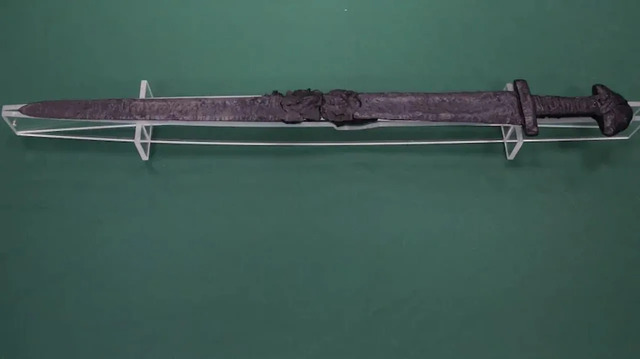 Now fully restored, the sword is proudly showcased in the museum for all to admire.