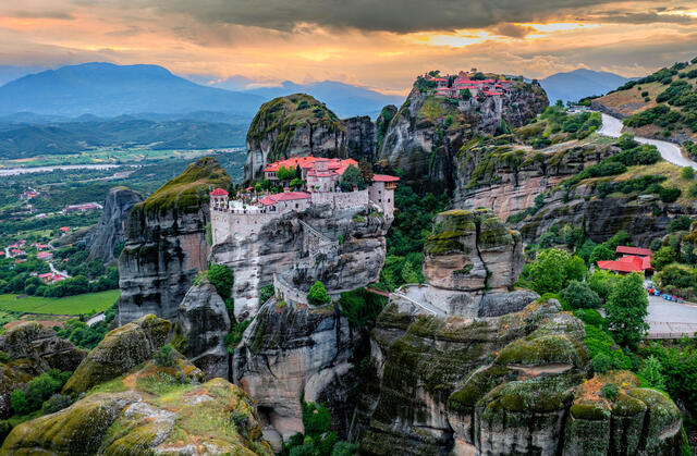 Over time, the monasteries grew into thriving monastic communities, becoming one of the most important centers of Greek Orthodoxy