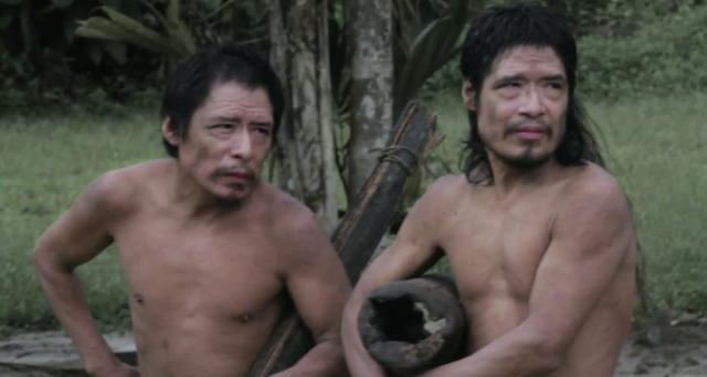 Piripkura men Baita and Tamandua, an uncle and nephew duo, photographed during a rare encounter with a FUNAI unit. While they’ve had occasional contact, they continue to reside deep in the forest.