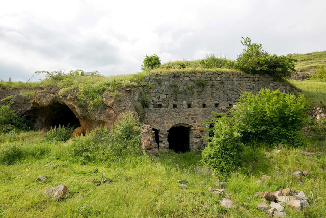 Some of the caves were well designed and elaborate in Old Khndzoresk