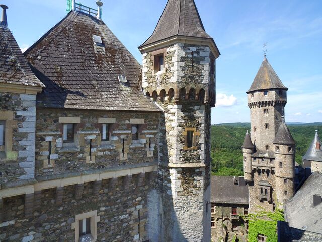 The Castle was adorned with elaborate architectural details and luxurious interiors.