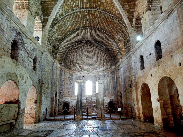 The Church of St. Nicholas was built in the 5th century CE under the orders of Byzantine Emperor Theodosius II