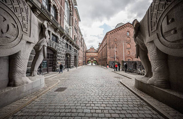 The Elephant Gate has transcended its original function as a brewery entrance.