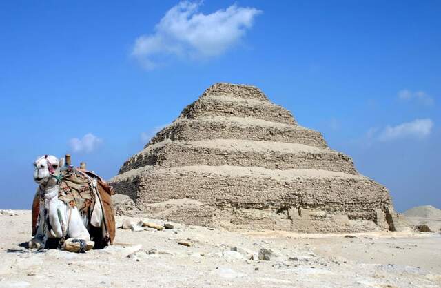 The Iconic Pyramid of Djoser in Saqqara, Egypt, Stands as a Testament to the Architectural Brilliance of the Old Kingdom.