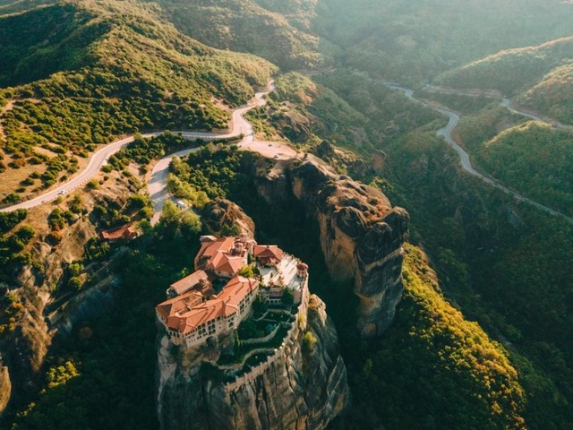 The landscape of Meteora is as awe-inspiring as the monasteries themselves.