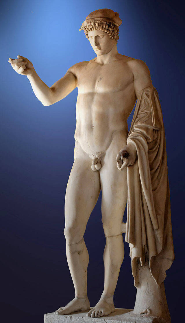 The original Hermes Ludovisi statue, now housed in the Palazzo Altemps in Italy, serves as a benchmark for understanding the Athens find.