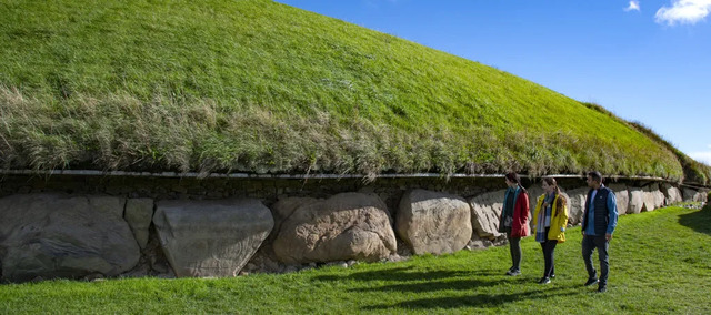 The passage tomb at Knowth in Ireland’s Boyne Valley is a treasure trove of Neolithic artistry and symbolism.