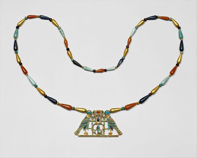 The pectoral and necklace of Sithathoryunet, inscribed with the name of Senwosret II, stand as a testament to royal grandeur and devotion.