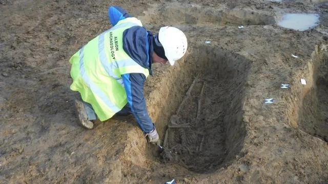 The remains of the crucified man were unearthed alongside over 40 other burials, shedding light on burial practices of the time.