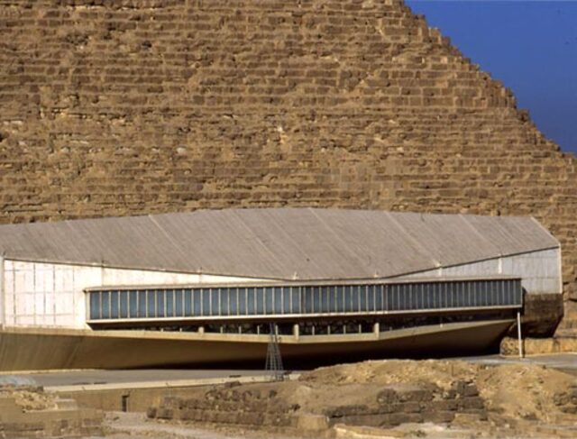 The Solar Boat Museum, located next to the Great Pyramid, houses this extraordinary piece of ancient maritime craftsmanship.