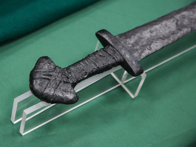 This sword, dating back to the 9th or 10th century, is a fascinating relic of history.