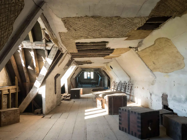 Two of the ancient letters were found under floorboards in the attic of Knole House