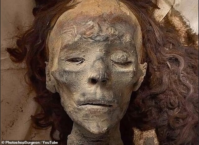 Using the mummified remains of Queen Tiye as a reference, the Photoshop Surgeon skillfully reconstructed her possible appearance, breathing life into ancient history.