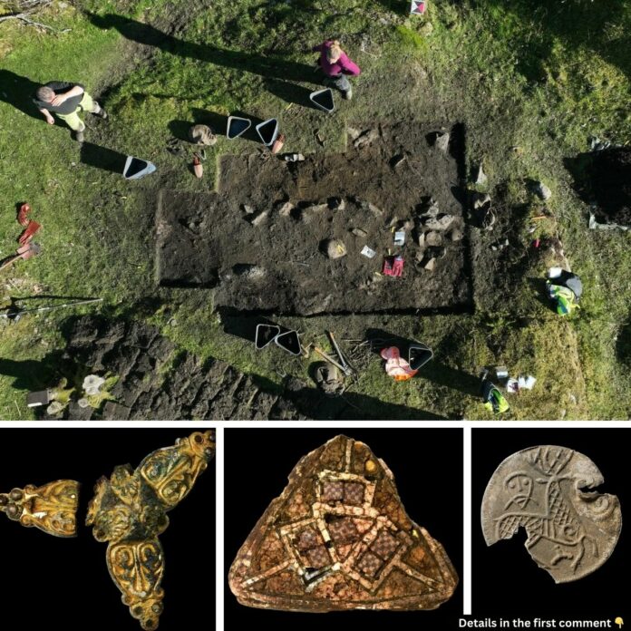 On Norway’s west coast at Skumsnes, archaeologists uncovered three opulent Viking Age women’s graves, with evidence suggesting up to 20 graves may lie hidden at the site.