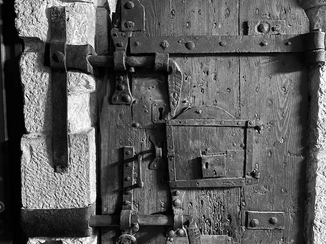 A 17th-century lock from the New Prisons of the Doge’s Palace in Venice—a testament to historical security craftsmanship.