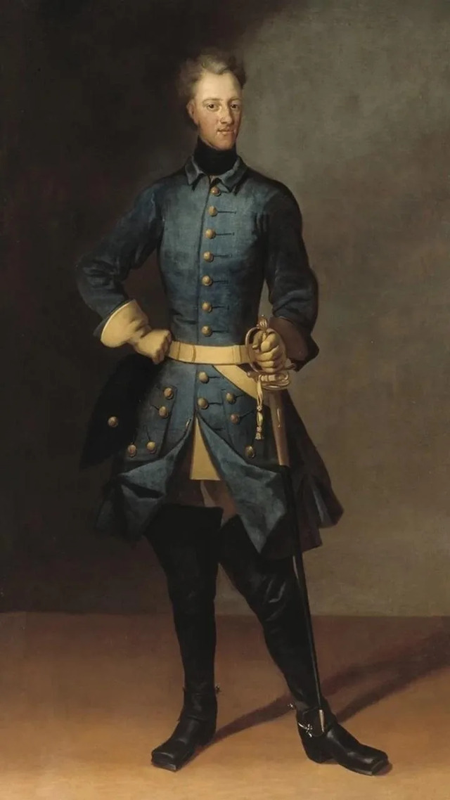 A portrait of Charles XII, masterfully painted by David von Krafft, offers a glimpse into the life of the Swedish monarch. (Public domain)