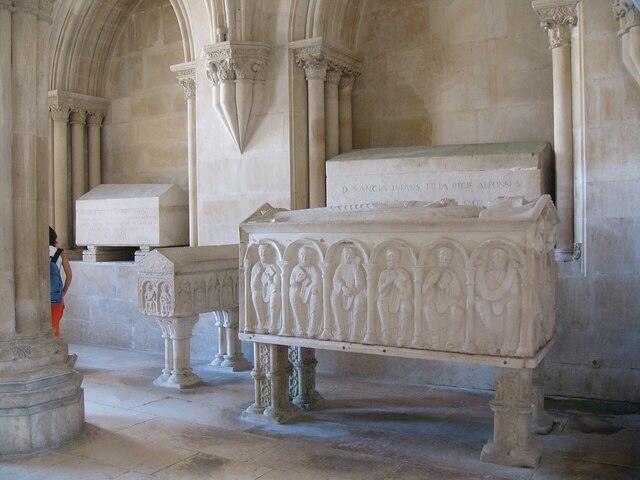 A view of the Royal Pantheon within the monastery, containing the final resting places of Portuguese monarchs and their families.