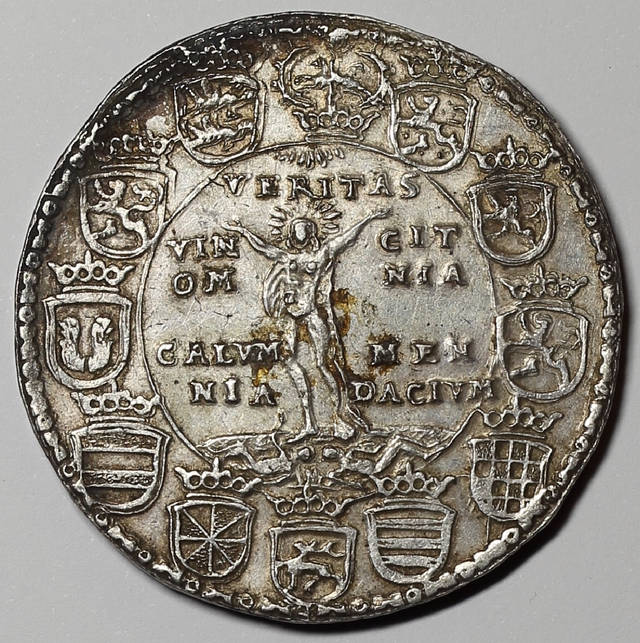 Among the collection is a quarter thaler minted in Dresden in 1636, a remarkable artifact of historical currency.