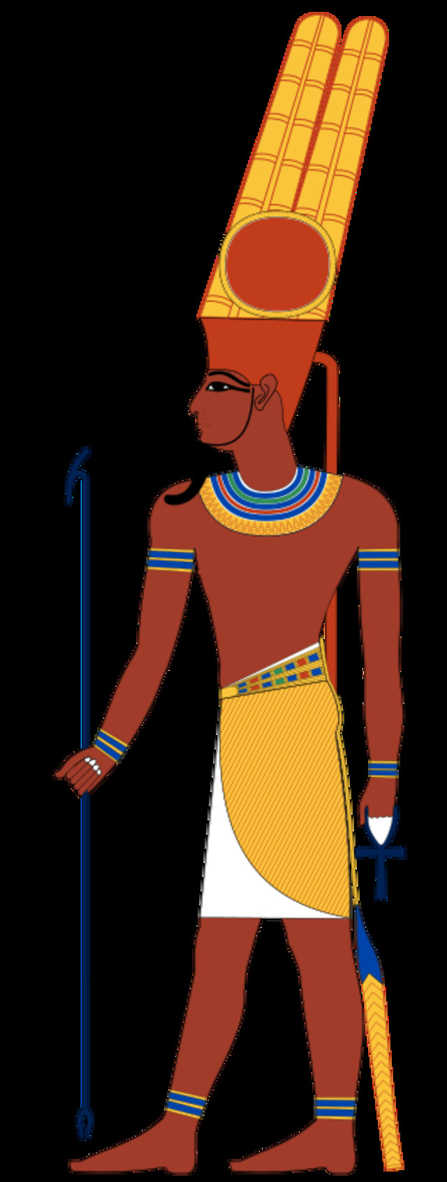 Amun-Ra: The powerful fusion of Amun and Ra, revered as the supreme creator