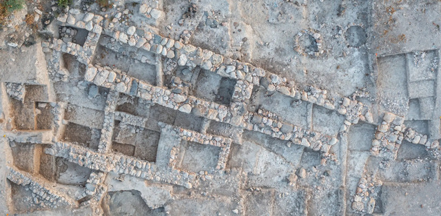 An Iron Age citadel and a Mamluk-era structure, where the inscription was repurposed in a secondary context. (Credit: Robert Mullins)