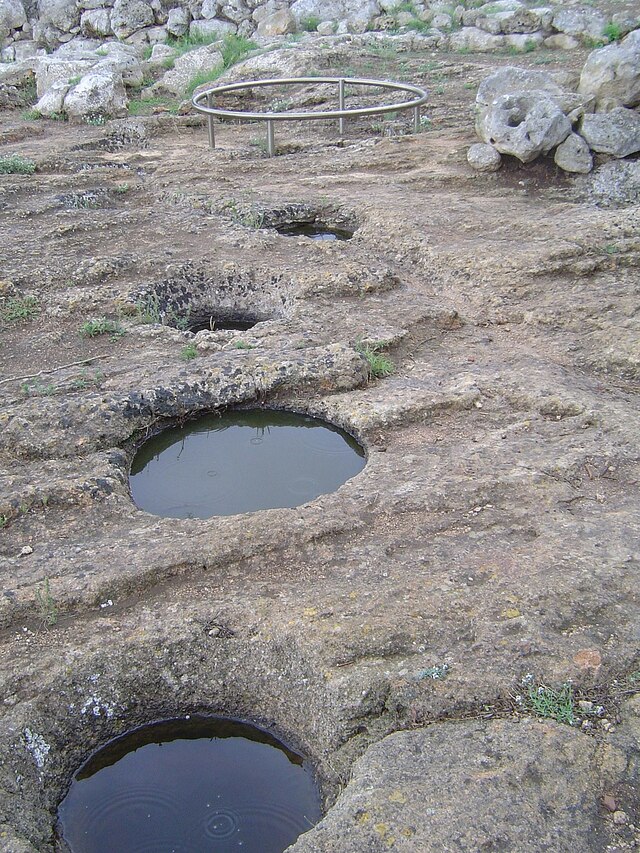 An ancient system designed for conserving rainwater