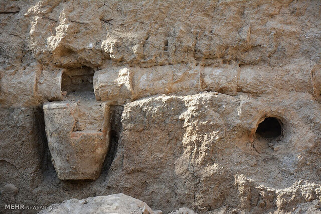 Combined purification and distribution systems used in Borujerd's aqueduct demonstrate a sophisticated approach to water management in ancient times. (Credit: Mehr News Agency)