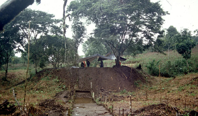 During extensive excavation efforts, the earth platform at the Sangay site in Ecuador’s Upano Valley reveals intriguing layers of history.