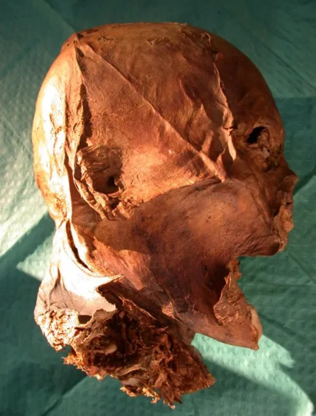 During the French Revolution, enraged mobs desecrated royal tombs, severing the embalmed head of Henry IV, which was later kept in private possession until 2010. (Image credit: Philippe Charlier)