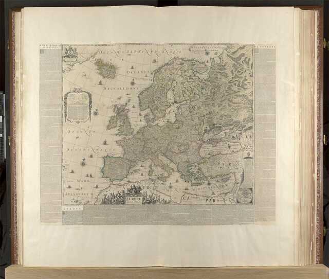 Each map captures the intricate details of continents, countries, and seas, embodying the geographical understanding of the mid-1600s