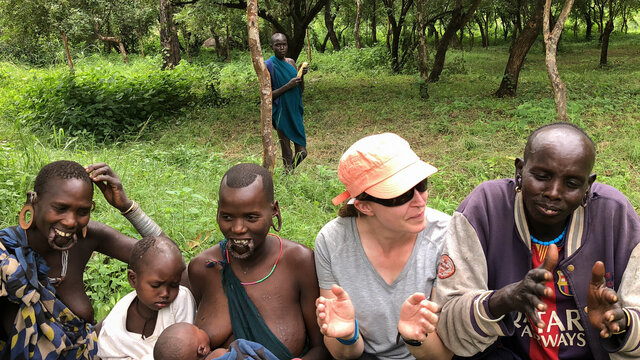 On an Omo Valley photography tour, take a moment to set your camera aside and immerse yourself in the rich traditions and unique experiences these Ethiopian tribes offer. (Credit: Jayne Mclean) 